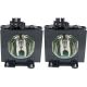 PANASONIC PT-D5500U Original Inside Projector Lamp - Replaces ET-LAD55W